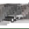 Mexen Velar panou duș glisant Walk-in 140 x 200 cm, sticlă mată 8 mm, nichel periat - 871-140-000-33-97