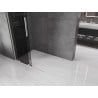 Mexen Velar rugalmas zuhanyfal Walk-in 110 x 200 cm, grafit 8 mm, kefélt nikkel - 871-110-000-43-97