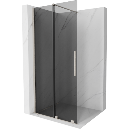 Mexen Velar Walk-in zuhanyfal 120 x 200 cm, grafit 8 mm, kávázott nikkel - 871-120-000-43-97