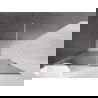 Mexen Velar tolófal 160 x 200 cm, grafit 8 mm, kefélt nikkel - 871-160-000-43-97
