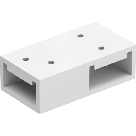 Mexen conector T pentru suporturi de perete, alb - 800-09-20