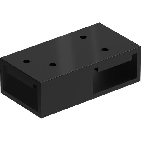 Mexen Uni-T Conector în T pentru suporturi de perete, negru - 800-09-70