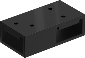 Mexen Uni-T Conector în T pentru suporturi de perete, negru - 800-09-70