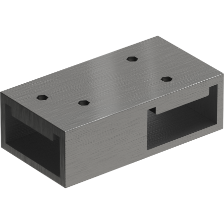 Mexen conector T pentru suporturi murale, gun gray periat - 800-09-66