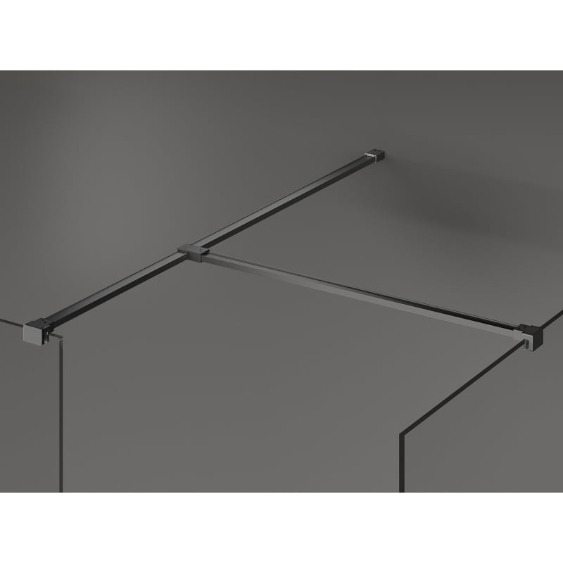 Mexen Uni-T Conector în T pentru suporturi de perete, gun metal - 800-09-95