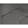 Mexen Uni-T Conector în T pentru suporturi de perete, gun metal - 800-09-95