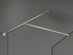 Mexen T összekötő fali támaszokhoz, kefélt nikkel - 800-09-97