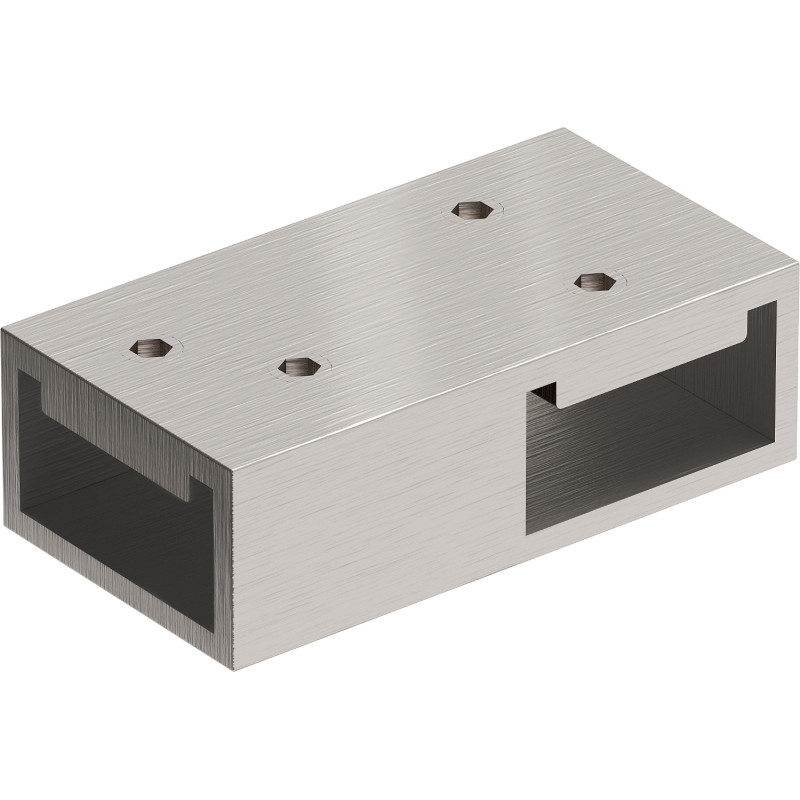 Mexen Conector T Uni-T pentru suporturi de perete, nichel periat - 800-09-97