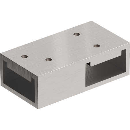 Mexen T összekötő fali támaszokhoz, kefélt nikkel - 800-09-97