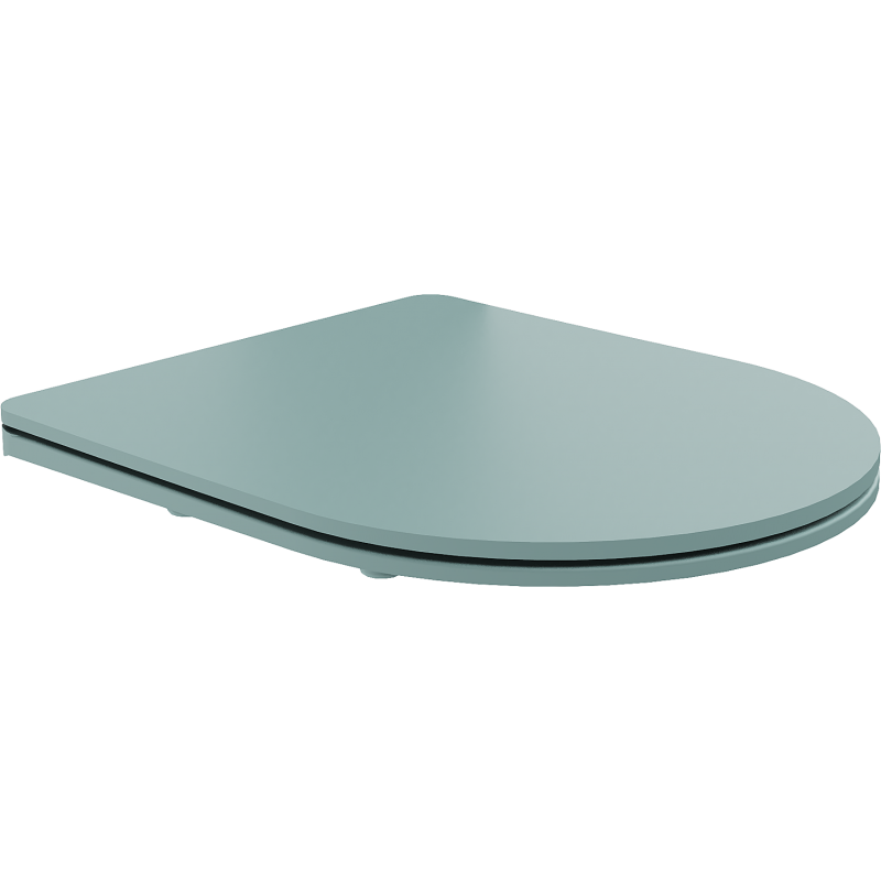Mexen capac de toaletă cu închidere lentă slim, duroplast, verde deschis mat - 39740048