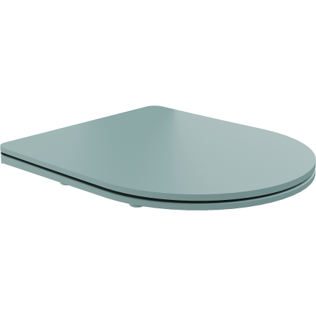 Mexen deska cu cădere lentă slim, duroplast, verde mat deschis - 39740048