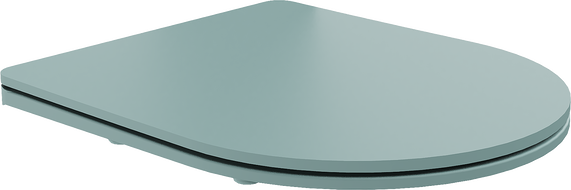 Mexen deska cu cădere lentă slim, duroplast, verde mat deschis - 39740048