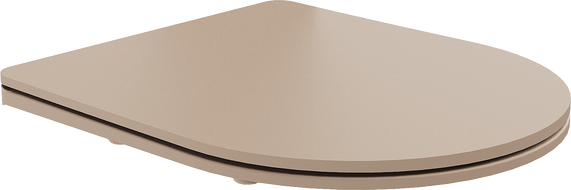 Mexen Slim, duroplast, cappuccino matt lassan záródó WC ülőke - 39740064