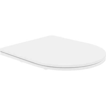 Mexen deska cu coborâre lentă slim, duroplast, alb mat - 39740001
