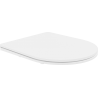 Mexen deska cu coborâre lentă slim, duroplast, alb mat - 39740001