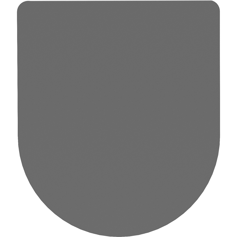 Mexen wc ülőke lassú csukódású slim, duroplast, sötétszürke matt - 39740071