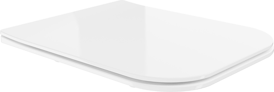 Mexen Madox lassan lecsukódó slim WC-ülőke, duroplast, fényes fehér - 39154000