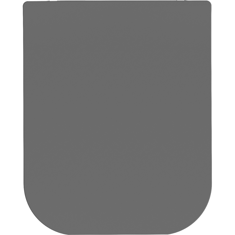 Mexen Madox lassan záródó, vékony duroplaszt ülőke, sötétszürke matt - 39154061