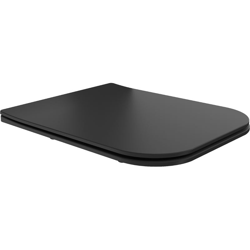 Mexen Madox capac de toaletă cu închidere lentă slim, duroplast, negru mat - 39154085