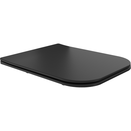 Mexen Madox capac de toaletă cu închidere lentă slim, duroplast, negru mat - 39154085