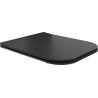 Mexen Madox lassan záródó Slim WC-ülőke, duroplast, fekete matt - 39154085
