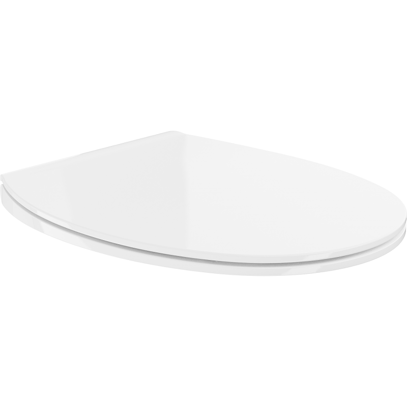 Mexen Egg deska wolnoopadajătoare slim, duroplast, alb lucios - 39243000