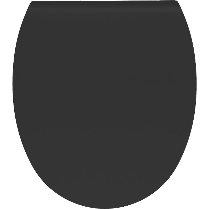 Mexen Egg capac wc cu cădere lentă slim, duroplast, negru mat - 39243085