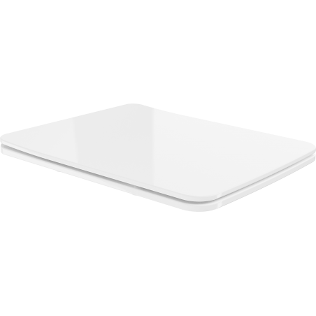Mexen Vera scaun cu cădere lentă, subțire, duroplast, alb lucios - 39164000