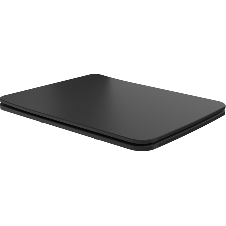 Mexen Vera scaun cu coborâre lentă slim, duroplast, negru mat - 39164085
