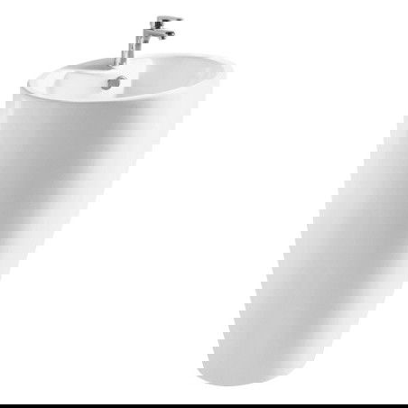 Mexen Orkla chiuvetă de sine stătătoare 49 x 37 cm, albă - 26065000