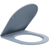 Mexen capac wc cu cădere lentă slim, duroplast, gri-albastru mat - 39740069