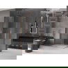 Mexen Velar L Duo cabină de duș glisantă 90 x 80 cm, transparent, cupru periat - 871-090-080-02-03-65