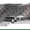 Mexen Velar L Duo cabină de duș culisantă 100 x 90 cm, transparent, nichel periat - 871-100-090-02-03-97