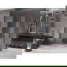 Mexen Velar L Duo cabină de duș cu deschidere glisantă 100 x 90 cm, sticlă mată, cupru periat - 871-100-090-02-33-65