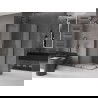 Mexen Velar L Duo cabină de duș glisantă 100 x 90 cm, mat, metalic gun - 871-100-090-02-33-95