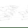 Mexen Sabre DF05 set cadă, Neagră - 72103DF05-70