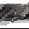 Mexen Velar L Duo cabină de duș glisantă 100 x 90 cm, grafit, cupru periat - 871-100-090-02-43-65