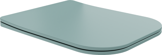 Mexen Teo capac wc cu cădere lentă slim, duroplast, verde deschis mat - 39840048