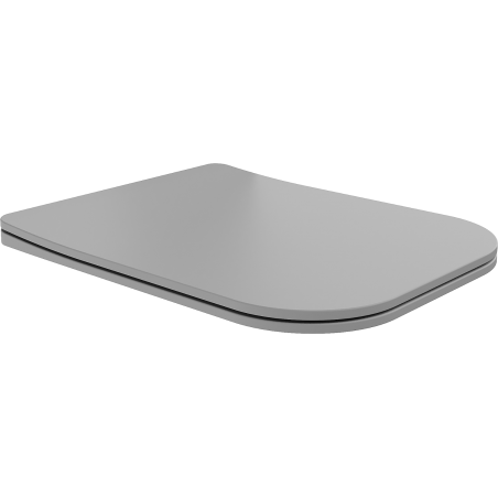 Mexen Teo deska wolnoopadajătoare slim, duroplast, gri deschis mat - 39840061
