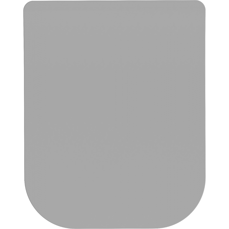 Mexen Teo lassan záródó slim WC-ülőke, duroplast, világosszürke matt - 39840061