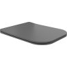 Mexen Teo capac de toaletă cu cădere lentă slim, duroplast, gri închis mat - 39840071