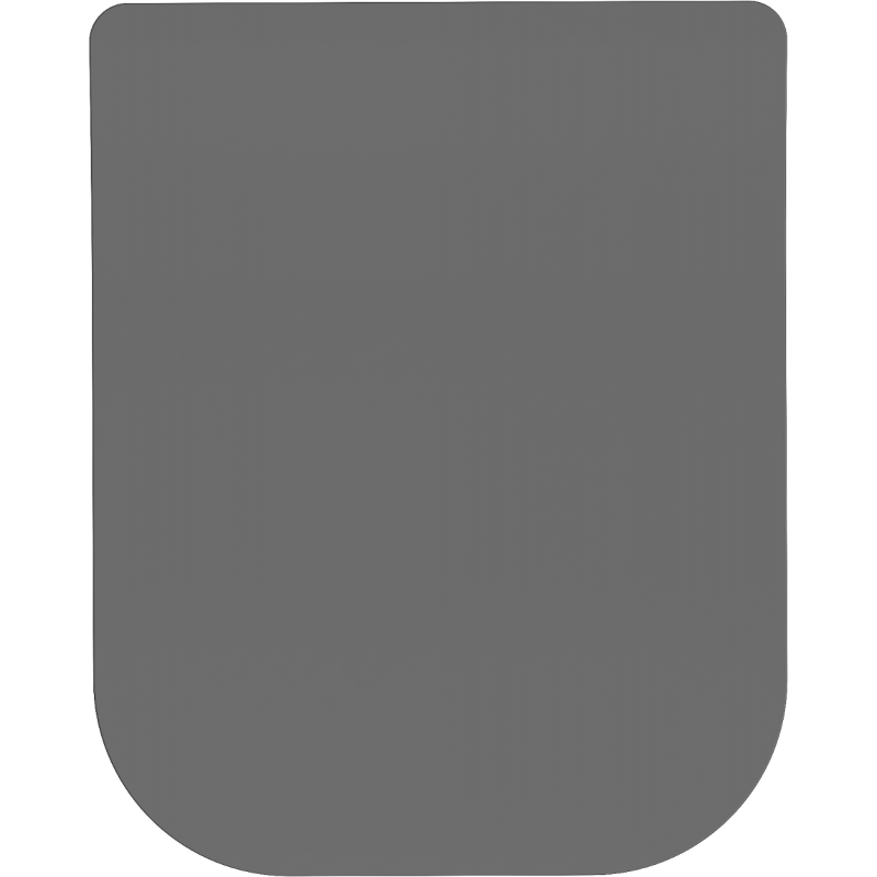 Mexen Teo capac de toaletă cu cădere lentă slim, duroplast, gri închis mat - 39840071