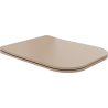 Mexen Teo scaun cu închidere lentă slim, duroplast, cappuccino mat - 39840064
