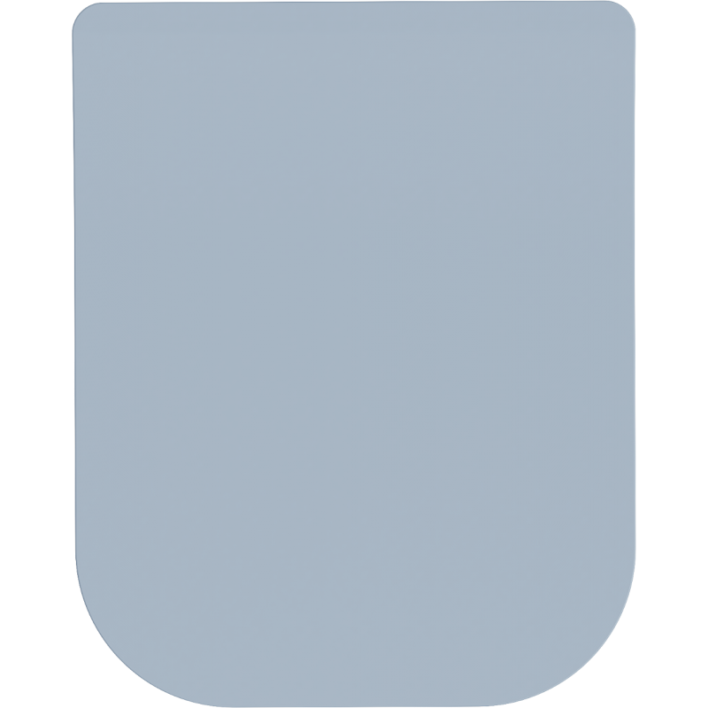 Mexen Teo lassan süllyedő, slim forma, duroplast, szürke-kék matt - 39840069