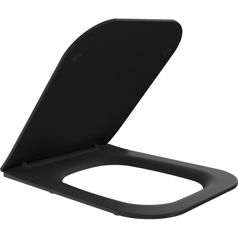Mexen Madox capac de toaletă cu închidere lentă slim, duroplast, negru mat - 39154085