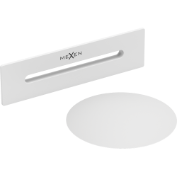 Mexen Uni scurgător cu preaplin pentru cadă freestanding, alb - 5100-20