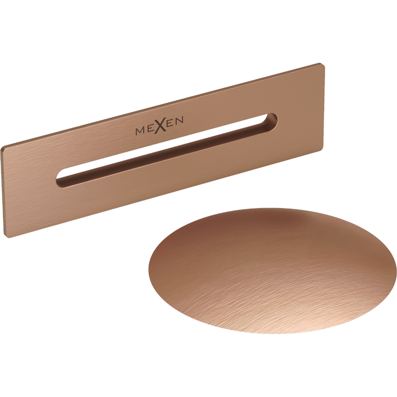 Mexen Uni dop scurgere cu preaplin pentru cadă freestanding, cupru periat - 5100-65