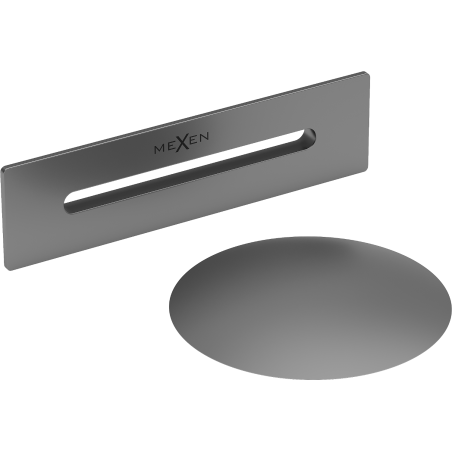 Mexen Uni sifon cu preaplin pentru cadă tip freestanding, gun metal - 5100-95