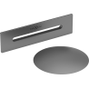 Mexen Uni sifon cu preaplin pentru cadă freestanding, metal armat - 5100-95