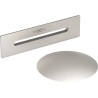 Mexen Uni scurgere cu preaplin pentru cadă freestanding, nichel periat - 5100-97